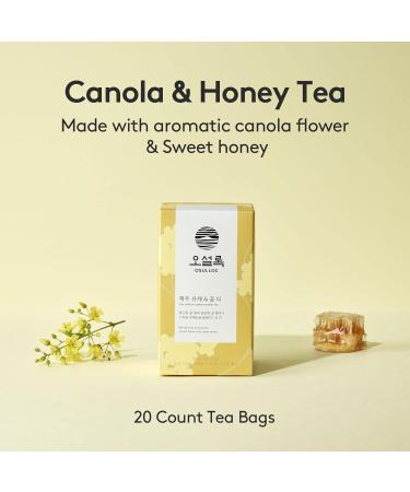 Osulloc Raps Honey Tea - Premium Jeju Blend with Aromatic Rapeseed & Sweet Honey 20 Tea Bags (30g) - Buy Online on GoSupps.com