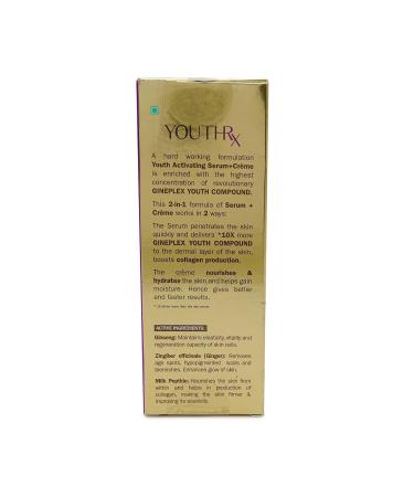 Lotus Herbals Youthrx Youth Activating Serum + Creme 30Ml | Anti-Aging Skincare | International Shipping Available - Buy Online on GoSupps.com