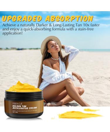 Sunbed Cream 100g Tanning Accelerator Cream for Sunbed Effective in Sunbeds and Outdoor Sun Achieve a Natural Long-Lasting Tan (100 Grams) - Buy Online on GoSupps.com