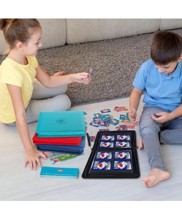 Fabmaker Premium Zip Trading Card Binder - 320 Card Capacity - Portable PU Card Collection Binder - Black - Buy Online on GoSupps.com