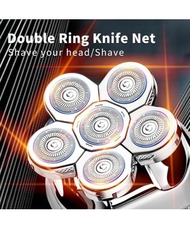 GeRRiT Electric Razor for Men | 5-in-1 Waterproof Bald Head Shaver & Cordless Grooming Kit - Buy Online on GoSupps.com