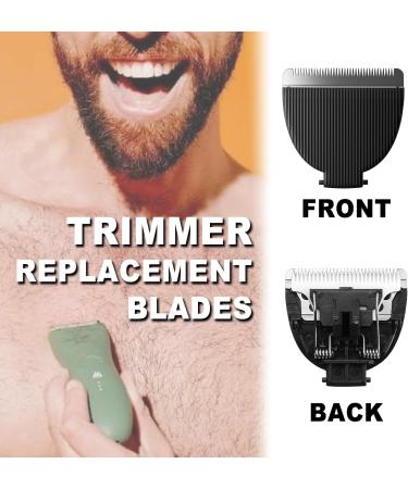 3 Packs Black Replacement Blades for Meri-dian Trimmer Compatible with Meridian Body Trimmer Onyx & Sage Hygienic Ceramic Replacement Blades - Buy Online on GoSupps.com