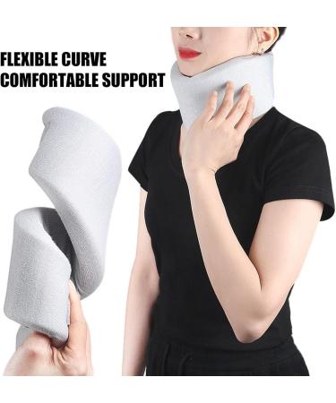 AIBYKS Adjustable Soft Sponge Neck Brace - Universal Neck Bandages for Cervical Spine Relief - Ideal for Men & Women | Shop Internationally - Buy Online on GoSupps.com