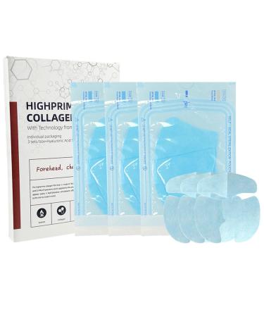 Pure Collagens Films Forehead Wrinkles Patches Melting Skincare Soluble Collagens Film Collagens Face Maskes Hydrolyzed Collagens Skin Protection for Firm Skin Prevents Fine Lines