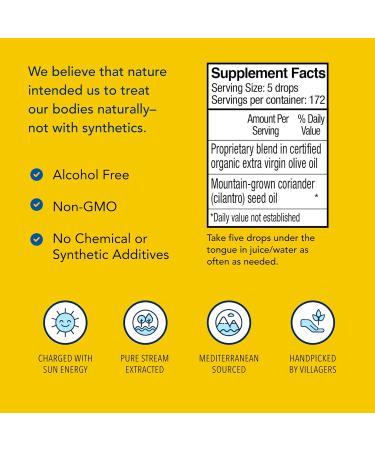 NORTH AMERICAN HERB & SPICE Cilantrol - 1 fl. oz. - Digestive Support - Cilantro Extract - Non-GMO - 130 Servings - Buy Online on GoSupps.com