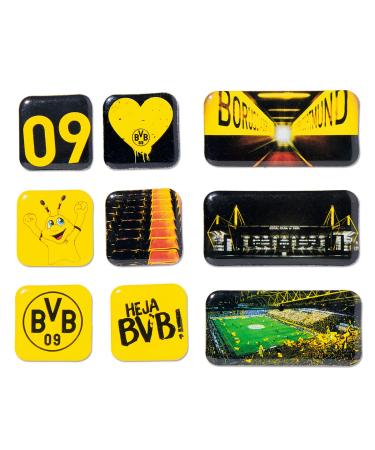 Borussia Dortmund Unisex BVB magnet set magnet black/yellow various sizes EU one size single - Buy Online on GoSupps.com