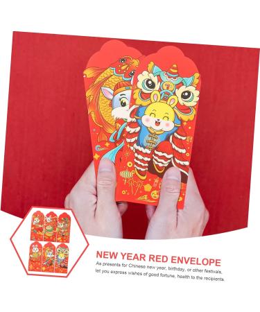 ABOOFAN 72 Pcs 2023 Year of The Rabbit Red Packets Red Envelope Chinese Traditional Red Packets Lunar Rabbit Year Decor Chinese New Year 2023 Wedding Gift Spring Festival Bag Paper Cartoon - Buy Online on GoSupps.com