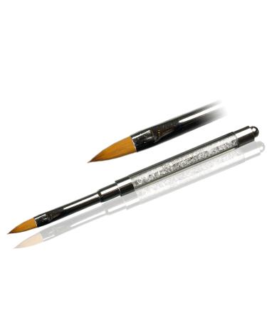 Cats Tongue Full Cover French Brush Set - Deluxe Gel Brush with Rhinestone Handle for Perfect Nail Art - Buy Online on GoSupps.com