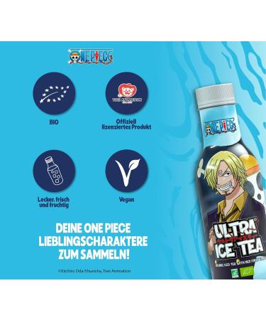 Ultra Ice Tea Bio - Vegan Hibiscus Fruit Tea with Sanji | 500ml Iced Tea | International Shipping - Buy Online on GoSupps.com