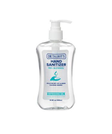Dr. Talbot's Refreshing Gel Hand Sanitizer With Easy Pump, Fragrance Free, 8.45 Fl Oz 8.5 Fl Oz (Pack of 1) - Buy Online on GoSupps.com