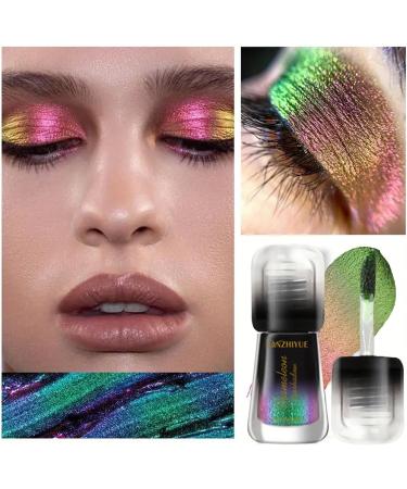 Glitter Liquid Eyeshadow Shimmer Liquid Color Shift Eyeshadow | Eye Makeup Supplies Highly Pigmented Christmas Halloween Makeup for Girls Women Females - Buy Online on GoSupps.com