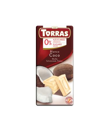 White chocolate with coconut 75g