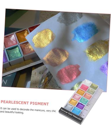  Anneome Anneome 1 Box Pearl Pigment Solid Cosmetic Quality Mica Powder Nail Decoration Eyeshadow Pigment for Nail Art Decor Nail Art Flash Pigment Powder - Buy Online on GoSupps.com