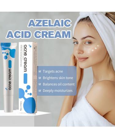 Azelaic Acid Acne Cream for Face Azelaic Acid With Hyaluronic Acids for Face Redness Smooth Anti Acne Breakouts Azelaic Acid Serum Balance Excess Oil & Soothing No Irritation - Buy Online on GoSupps.com