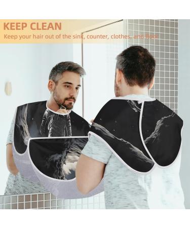 Beard Bib Apron - Men's Shaving Hair Catcher | Perfect Father's Day & Christmas Gifts | Beard Bib Star Astronaut - Buy Online on GoSupps.com