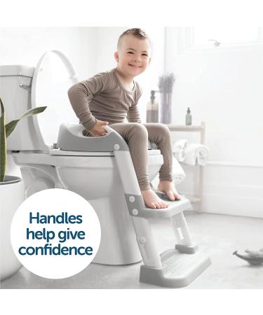 Adjustable Potty Training Ladder with Cushioned Seat - Collapsible, Non-Slip, Splash Guard - Jool Baby - Buy Online on GoSupps.com