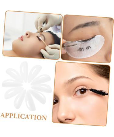 FRCOLOR 50 Pairs Eyelash Pad Washers Eyelash Curlers Tool Eyelash Holder Eyelash Grafting Pads Eyelashes Cushions Lash Pads Eyelashes Pads Silica Gel White Curly Patch - Buy Online on GoSupps.com