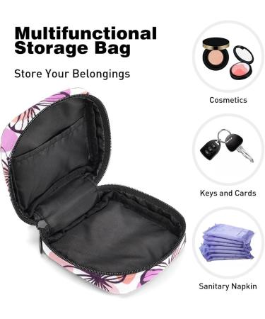 Multicolored Butterflies Polka Dot Women's Storage Pocket for Menstrual Cups & Tampons - Portable Period Bag for Teens & Women - Buy Online on GoSupps.com