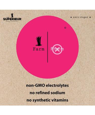 Superieur Electrolytes Plant-Based Supplement with Sea Minerals - 70 Servings, Watermelon Flavor | Keto-Friendly, Non-GMO, Vegan Sports Drink Powder for Hydration & Recovery - Buy Online on GoSupps.com