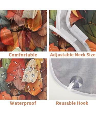 Autumn Leaves Beard Bib Apron | Men's Beard Hair Catcher | Perfect Gifts for Dad Husband - Fathers Day Anniversaries & Christmas - Buy Online on GoSupps.com