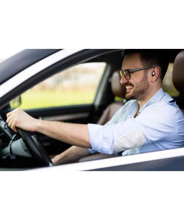 Bluetooth Headset V5.0 - Noise Canceling Mic, Ultralight Business Earpiece for Cell Phone, Sweatproof Headset for Driving/Trucker/Office - Red - Buy Online on GoSupps.com