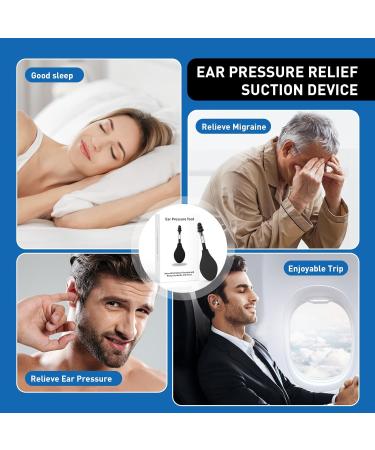 Ear Pressure Relief Suction Device - Instant Inner Ear Tension Relief for Migraines Tinnitus and Travel Discomfort | Safe Portable and Effective Ear Wax Removal Tool (1-Pack) - Buy Online on GoSupps.com