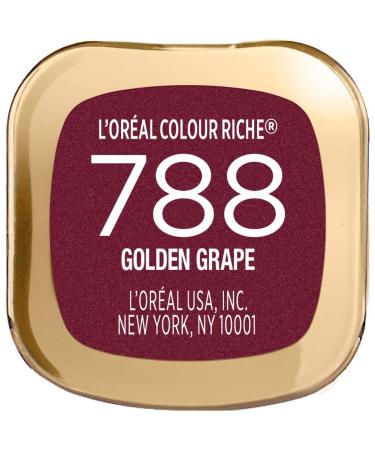 L'Oreal Paris Colour Riche Creamy Satin Lipstick 788 Golden Grape 2-Pack - Buy Online on GoSupps.com