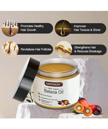 Dr. Sebi Batana Oil - 100% Pure Hair Growth Oil | Unrefined Hair Loss Prevention & Thickness Enhancer for Men & Women | 4.23 OZ - Buy Online on GoSupps.com