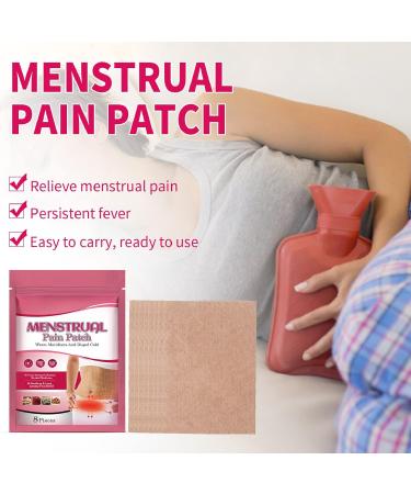 24 Piece Menstrual Pain Relief Heat Pads | 12-Hour Herbal Heating Plasters for Menstruation Comfort - Buy Online on GoSupps.com