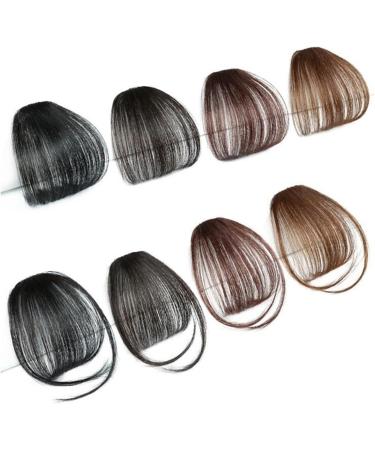 Bangs Hair Clip Hair Clip in Bangs Synthetic Clip In Hair Air Bangs Hairpiece Black Brown Extensions Mini Fake Bangs Hairpiece for Women Bangs Clip in Hair (Color : 18-2M33) - Buy Online on GoSupps.com