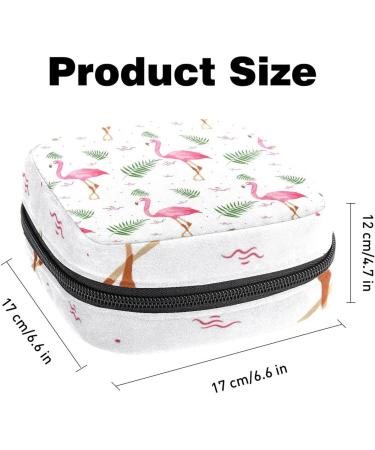 Shop Pink Flamingo Summer Sanitary Napkins & Menstrual Cup Pocket - Perfect for Women & Teens | Eco-Friendly & Convenient Storage - Buy Online on GoSupps.com