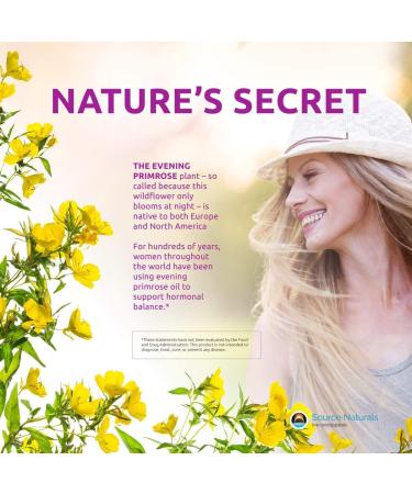 Source Naturals Evening Primrose Oil 500mg Softgels - Hexane-Free, Cold-Pressed, 90 Count - GLA Yield 50mg - Pack of 1 - Buy Online on GoSupps.com