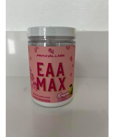 Primeval Labs EAA Max Energy | Pre or Post Workout Muscle Recovery | BCAAs EAAs Electrolytes | Supports Hydration & Performance | Keto Friendly | 30 Servings (Guayaba) - Buy Online on GoSupps.com
