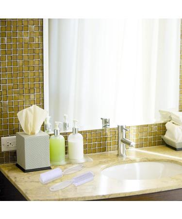 Yebeauty Nail Brush Fingernail Cleaner 4 Pack - Hand and Toe Scrubbing Pedicure Brush Set - Plastic Nail Scrubber for Hand and Foot Care - Buy Online on GoSupps.com