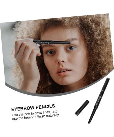 FOMIYES 3pcs Rotate Eyebrow Pencils Double Head Eyebrow Pencil To Rotate Lasting Chocolate 1 count (Pack of 1) Chocolatex3pcs - Buy Online on GoSupps.com