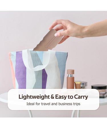 Travel Makeup Brush Holder - Magnetic Silicone Organizer | Portable & Easy-to-Clean Storage Box (Brown) - Buy PB-01 Online - Buy Online on GoSupps.com