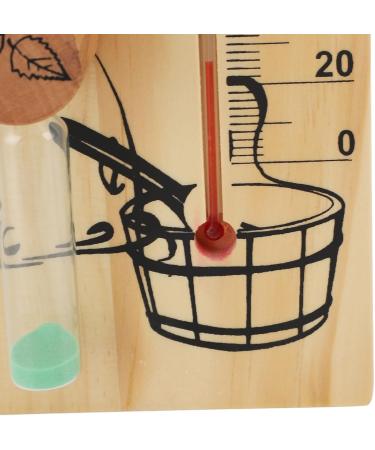 Versatile Sauna Hourglass & Thermometer | Premium Hourglass for Optimal Sauna Experience - Buy Online on GoSupps.com