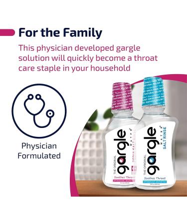 Gargle Water Pedia Salt Rinse Mouthwash 12 fl Oz - Natural Remedy for Children's Irritated Throat | Alcohol-Free & Drug-Free Soothing Formula - Buy Online on GoSupps.com