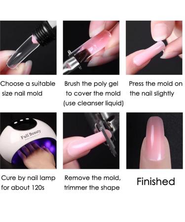 Nail extension gel luminous nail gel nail luminous extension liquid 15ml painless paper-free crystal phototherapy glue nail extension glue - Buy Online on GoSupps.com