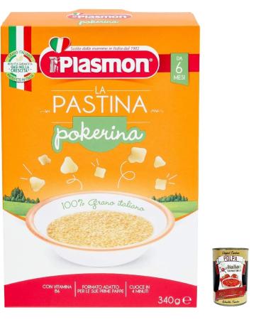 Italian Gourmet E.R. Infancy Weaning From 6 Months Plasmon Pastes 340g + Pulpa Italian Gourmet 400g Pack of 12
