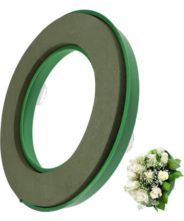 SUPVOX Foam Rings - 11-Inch Green Floral Foam Wreath Base - Buy Online on GoSupps.com