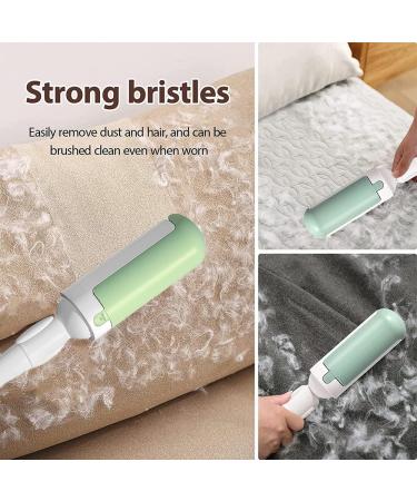 Pet Hair Remover Roller Reusable Dog & Cat Fur Remover with Comfy Non-Slip Handle Portable Pet Lint Roller with Self-Cleaning Base for Couch Car Seat Carpet Bedding - Buy Online on GoSupps.com