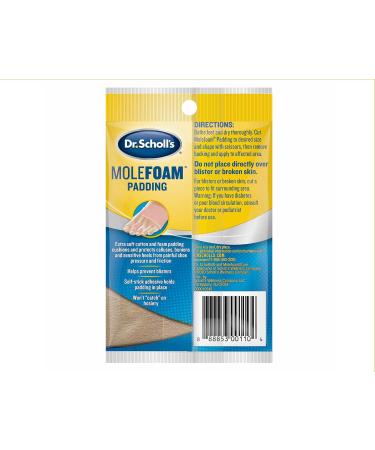 Dr. Scholl's Molefoam Padding Strips - Pack of 12 - Buy Online on GoSupps.com