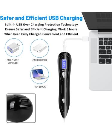 CHRERNA Skin Tags & Mole Removal Kit - 9 Modes Plasma Pen for Warts, Spots, Body & Facial Nevus - Buy Online on GoSupps.com