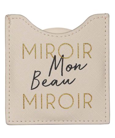 Draeger Mirror My Belle Round pocket mirror to take with you birthday for all occasions Dimensions 8.5 cm x 8 cm - Buy Online on GoSupps.com