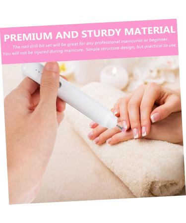 Mikinona 1 Set Nail Clipper Grinding Head Nail File Device Salon Nail Drill Ceramic Cuticle Bit Nail File Electric Manicure Drill Kit Nail File Drill Ceramic Tools Nylon Remover Hard - Buy Online on GoSupps.com
