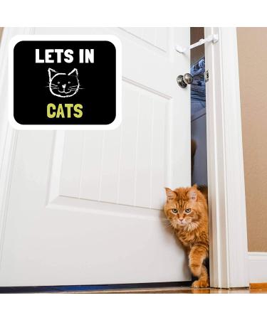 Door Buddy Adjustable Door Latch (Grey 2 Pack) - Stop Dog Eating Cat Poop with Simpler Litter Box Proofing, Convenient Cat and Adult Entry - Buy Online on GoSupps.com