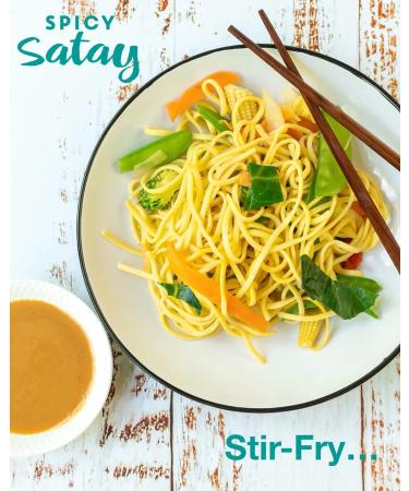 Hot Star Honey Spicy Satay Sauce - Hand Crafted 290g Bottle for Chicken, Pizza, Pasta, Steak & Noodles - Buy Online on GoSupps.com