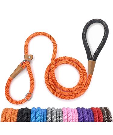 lynxking tow lines for dogs dog linen retrievering. Guideline for small medium-sized large dogs (orange train stop 1.3cm x 180cm) Train stop-1.3cm x 180cm orange