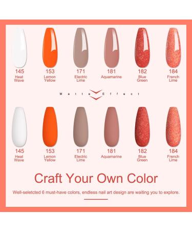 Lavender Violets 12 Pcs Dip Powder Nail Kit Skin Nude White Red Shimmer Orange Colours Dipping Powder Liquid Set with 2in1 Base & Top Coat Activator for French Nail Art Manicure M212 Nude Red - Buy Online on GoSupps.com